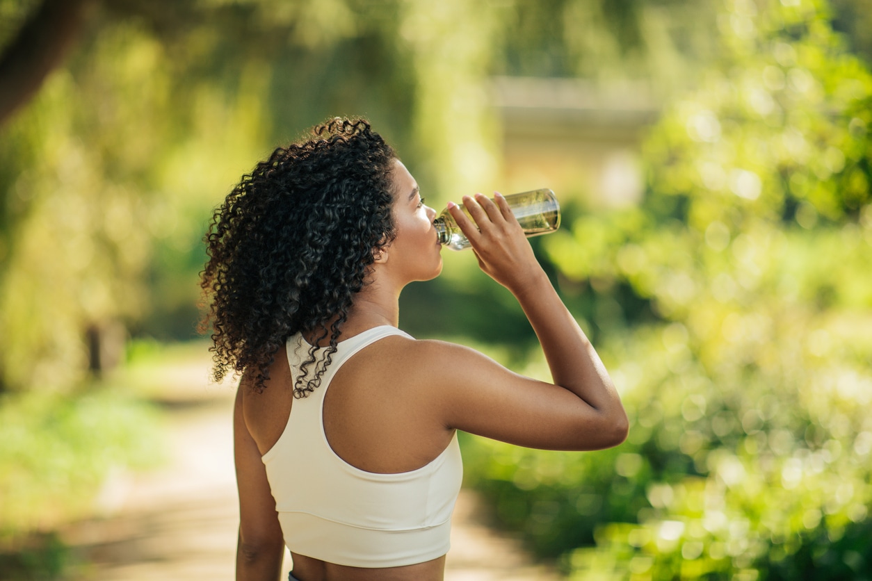 drinking water