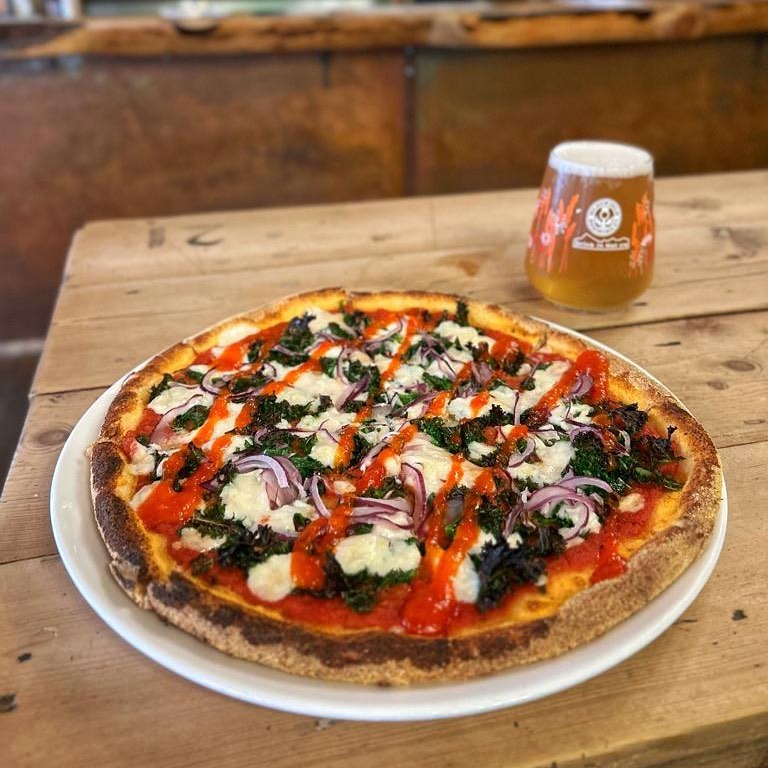 black isle bar vegan pizza