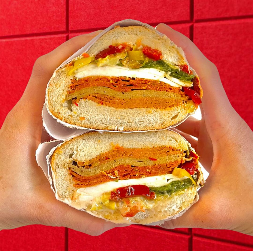 vegan Italian sandwich