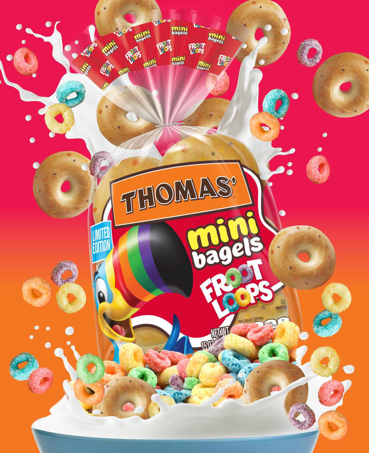 Thomas'-Froot-Loop-Mini-Bagels