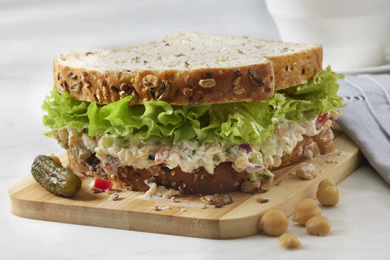 Chickpea Tuna Sandwich