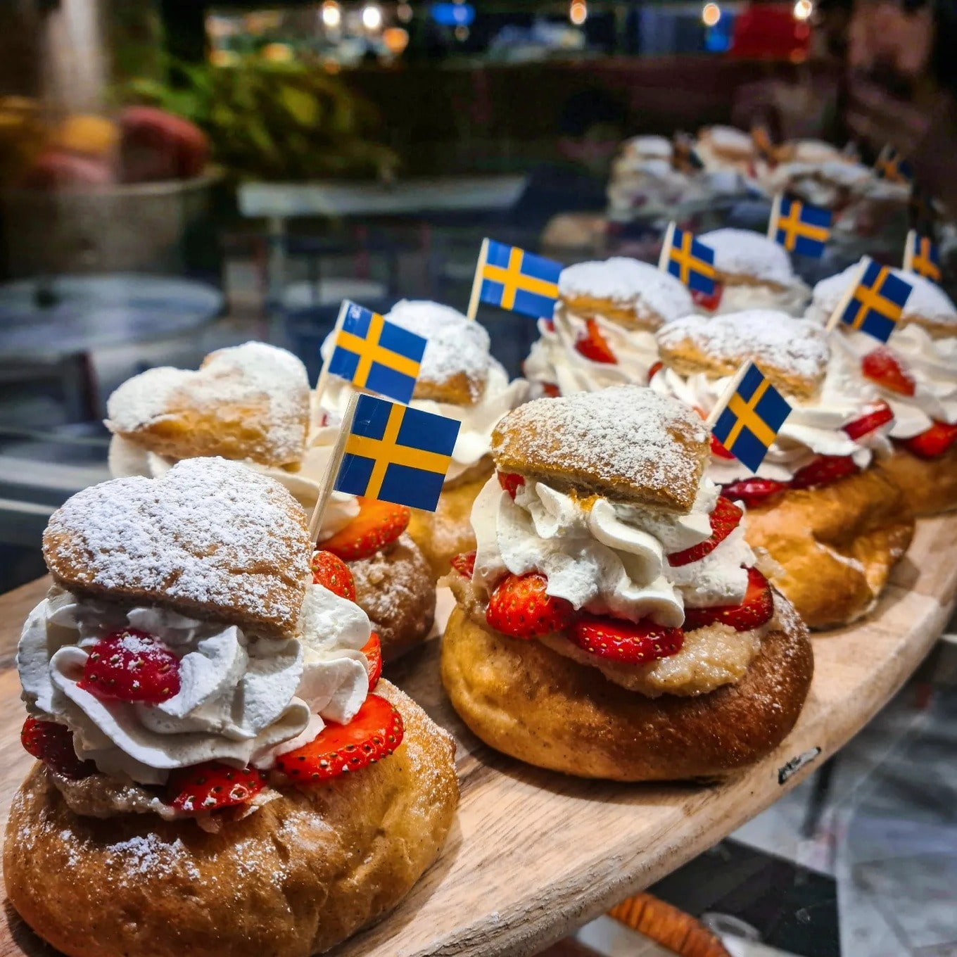 dessert at Kafé Plattan