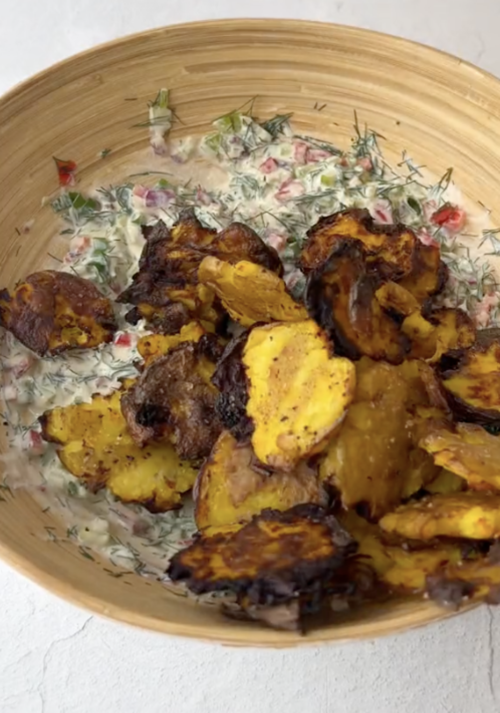 PlantYou crispy potato salad