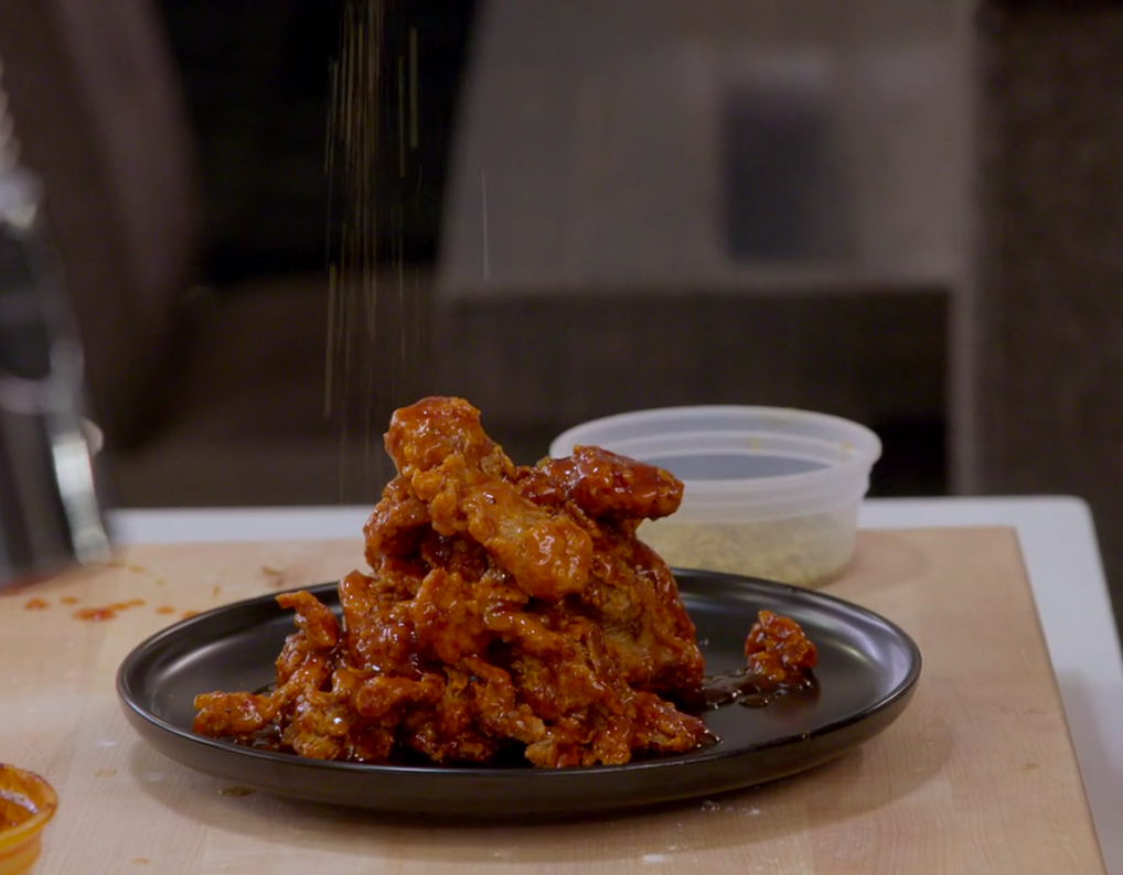 Oyster mushroom Trifecta Wings by Charity Morgan