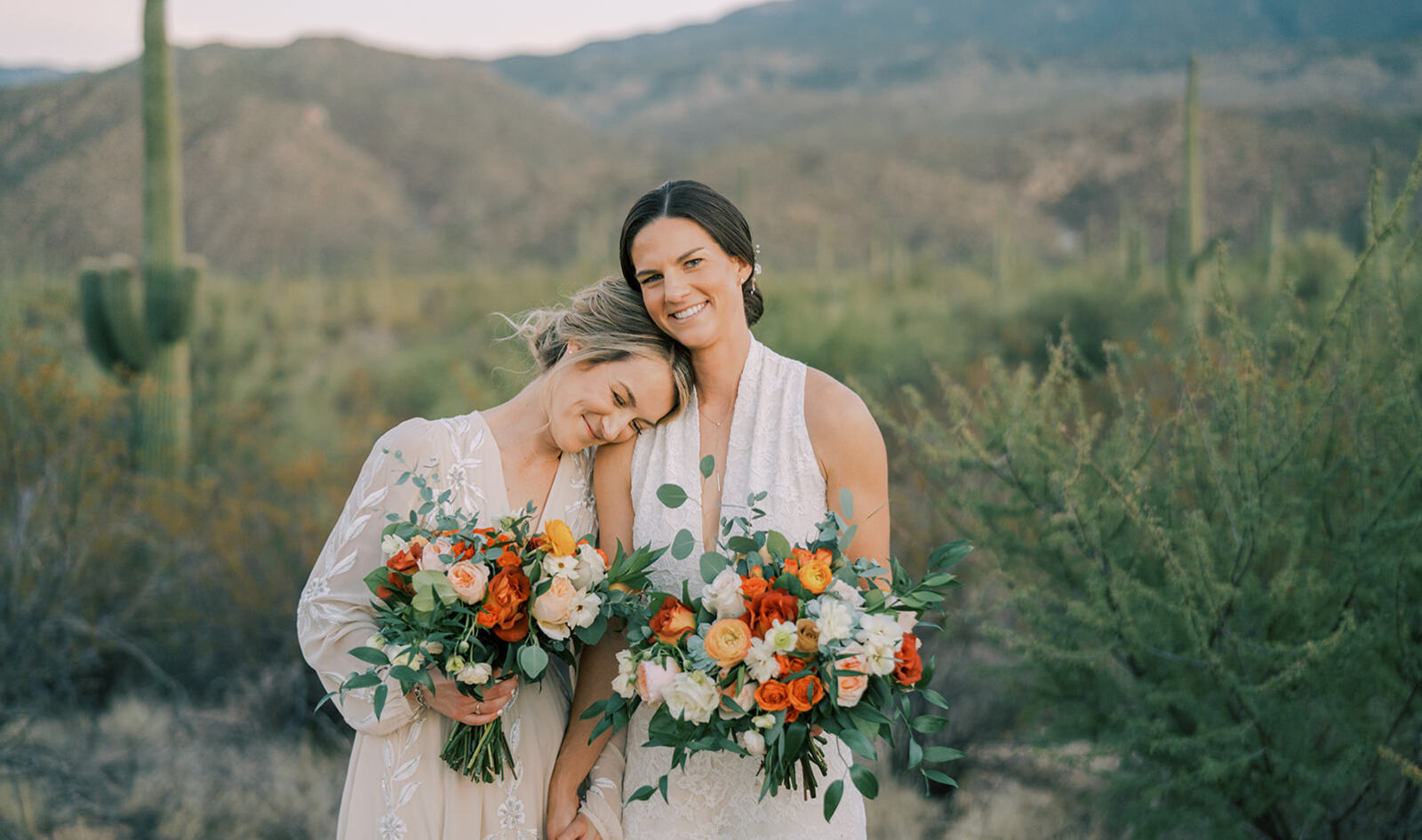 Vegan Love Stories: This Couple's Goldendoodle Was the Ringbearer for a Stunning Desert-Inspired Wedding