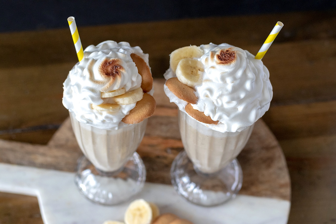 vegan banana pudding milkshake