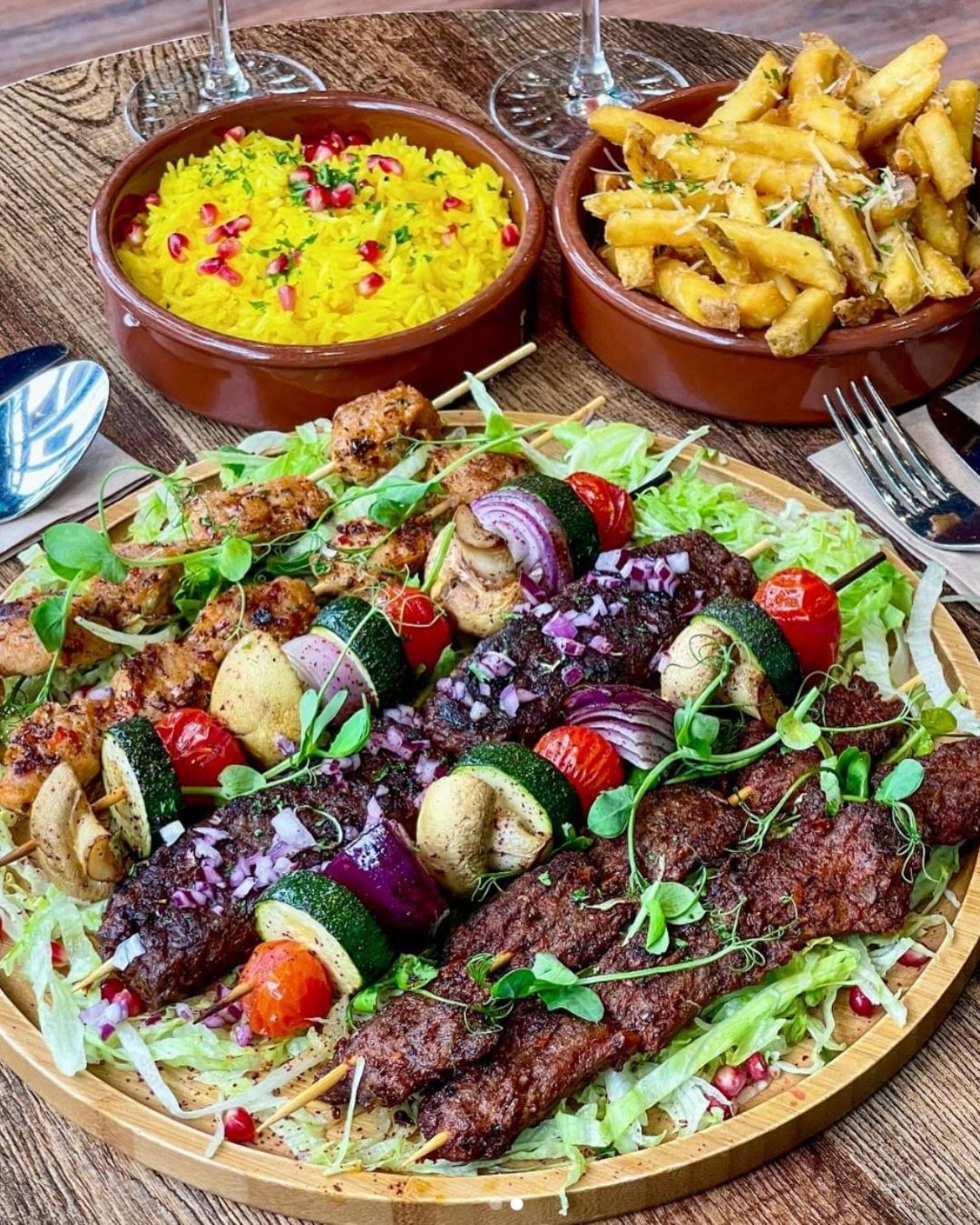 mock lamb kebabs