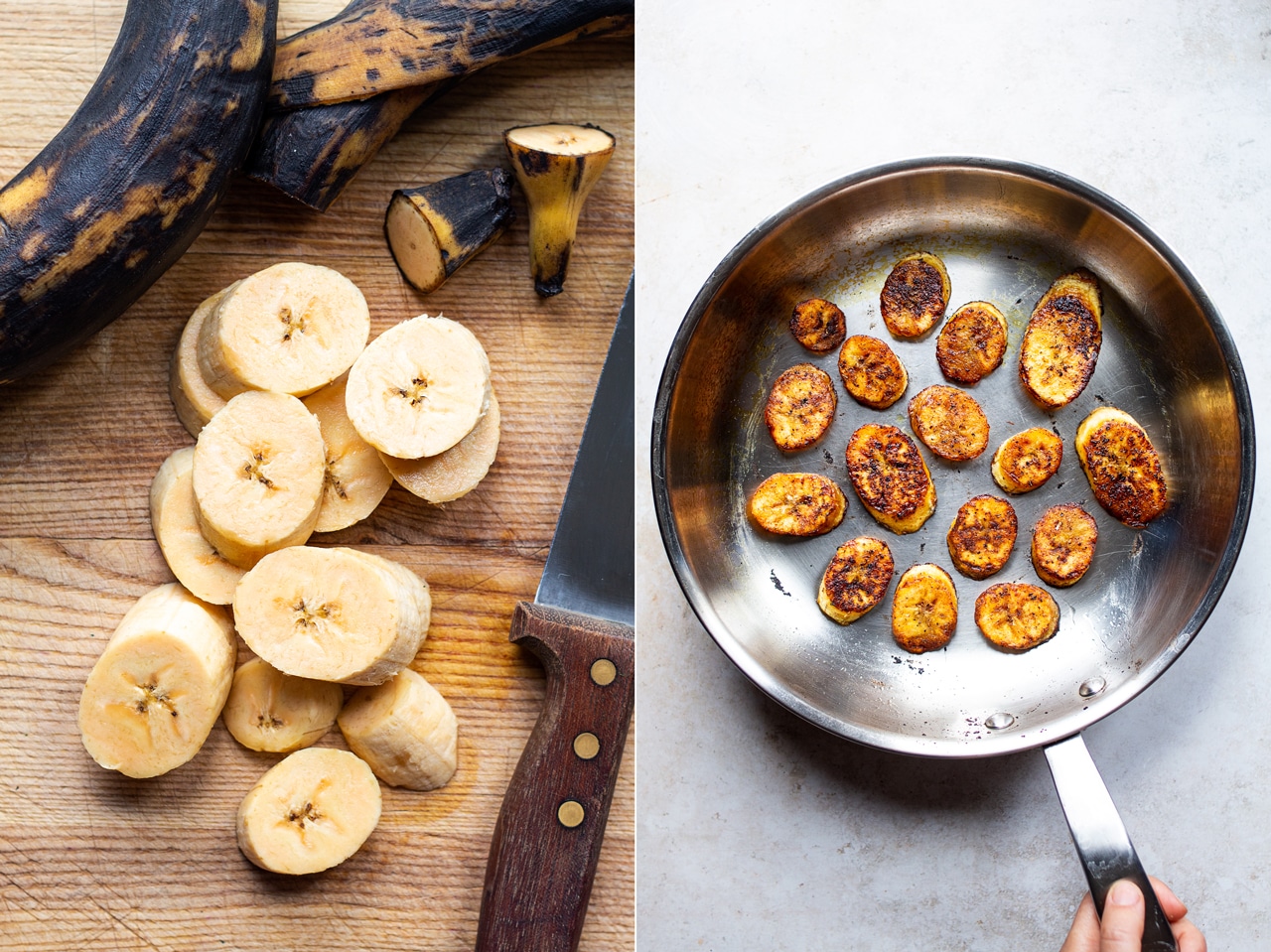 frying plantain