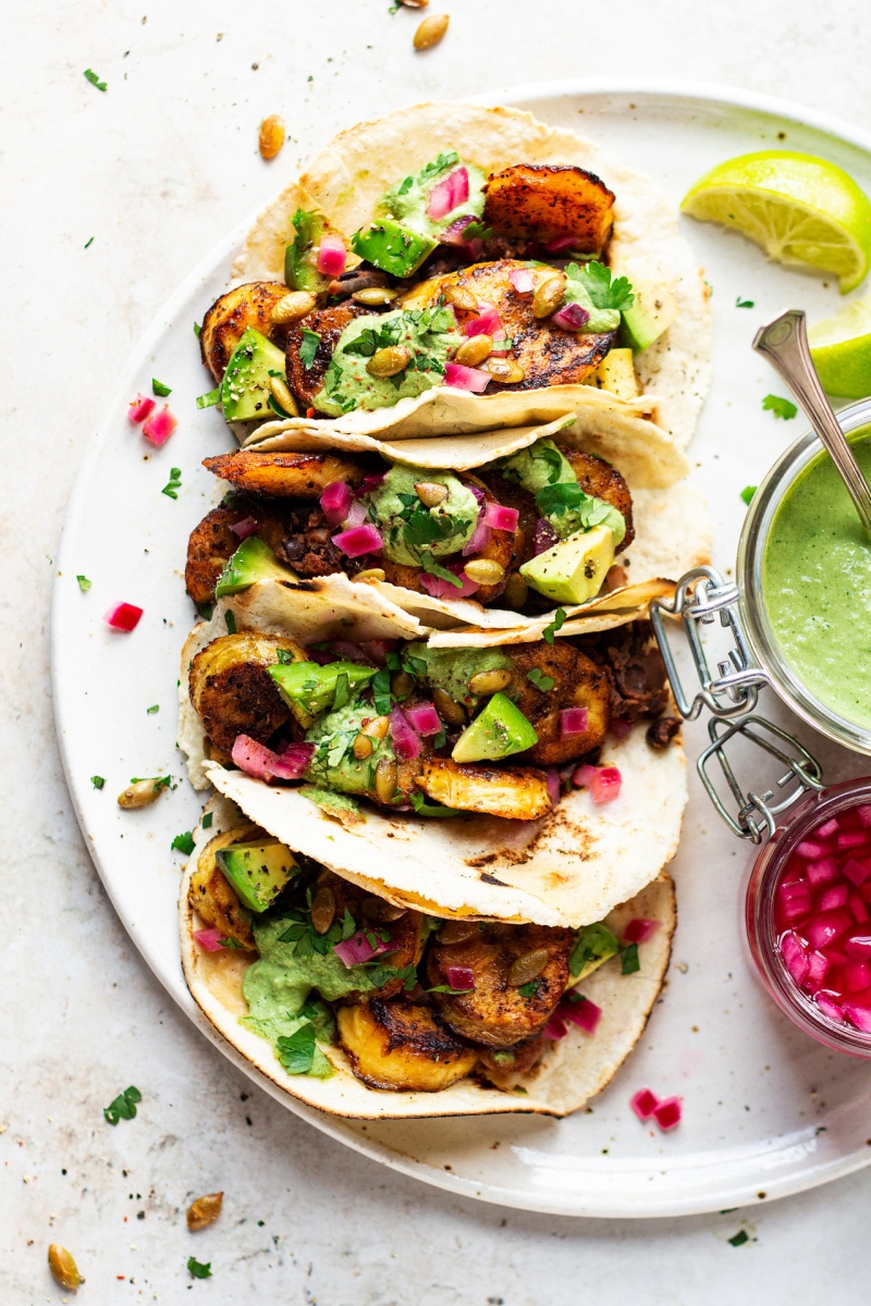 plantain tacos