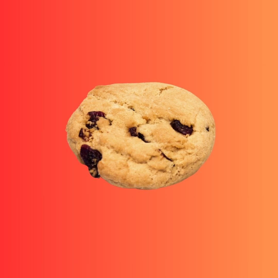 cranberry orange cookie at Sinfull Bakery