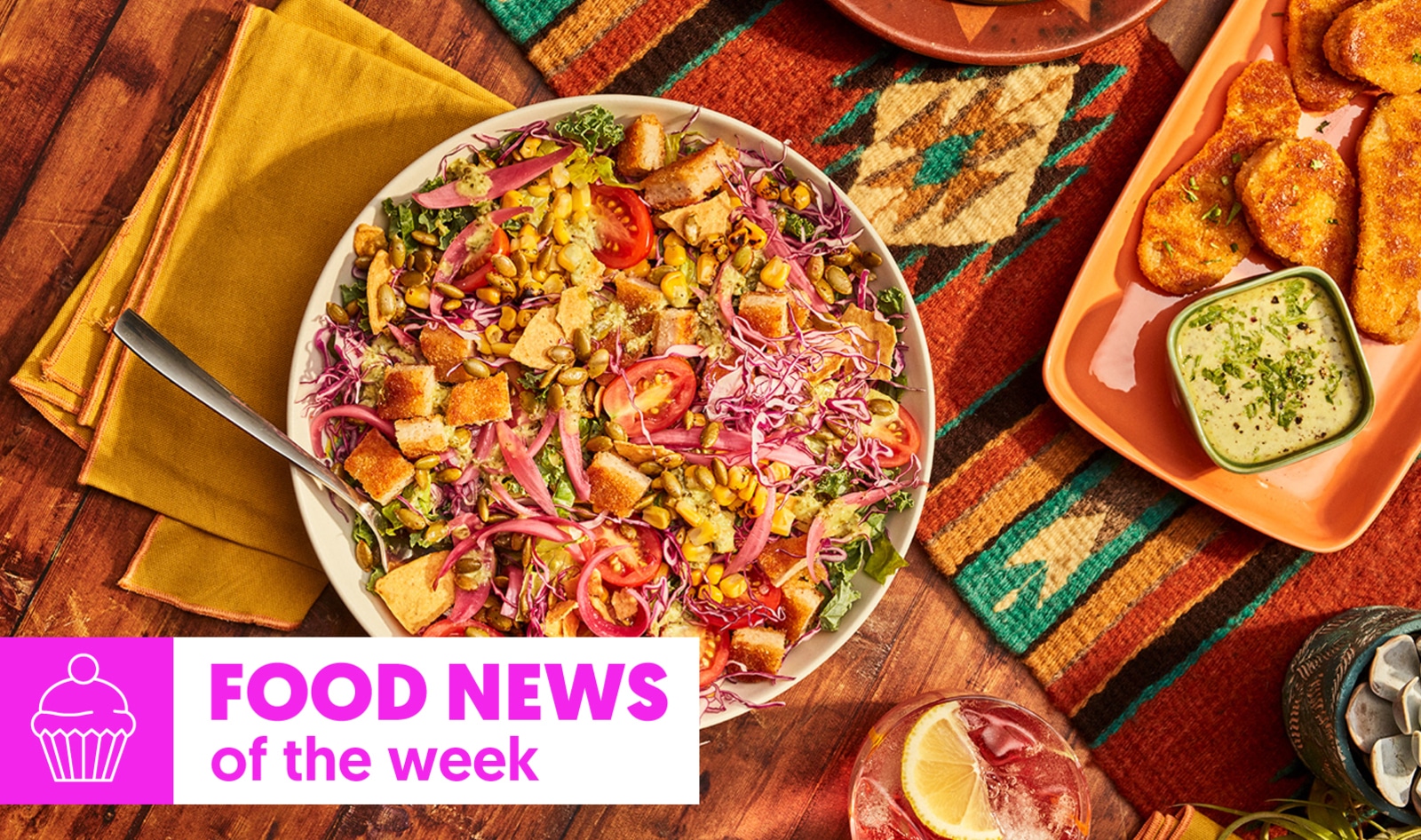 Food News of the Week: Just Salad's Impossible Chicken, and Target Adds Jack O’ Lantern Cookies and Stuffing Flavored Snacks