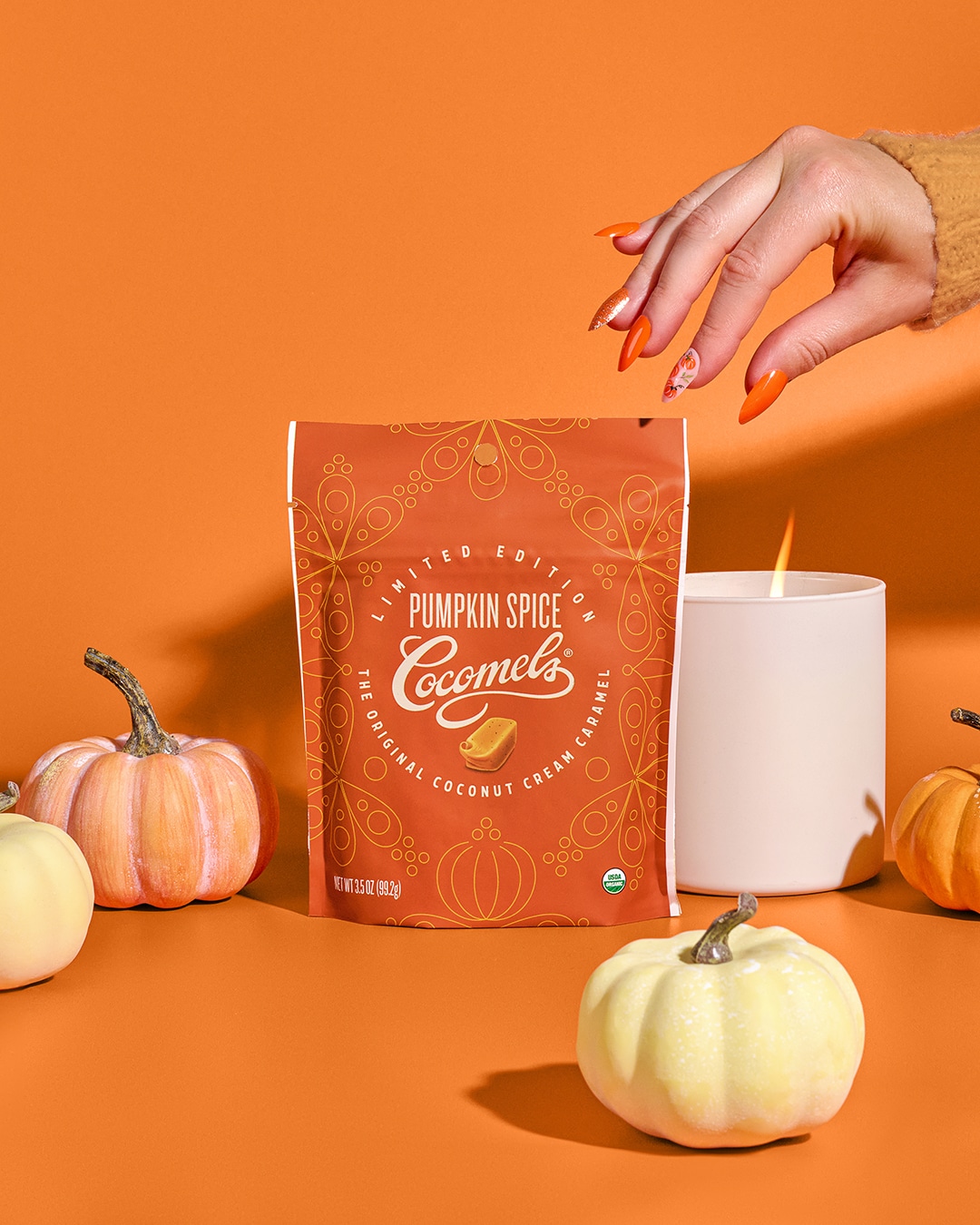 pumpkin spice caramels