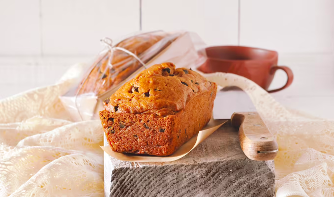 Mini Pumpkin Chocolate Chip Loaves