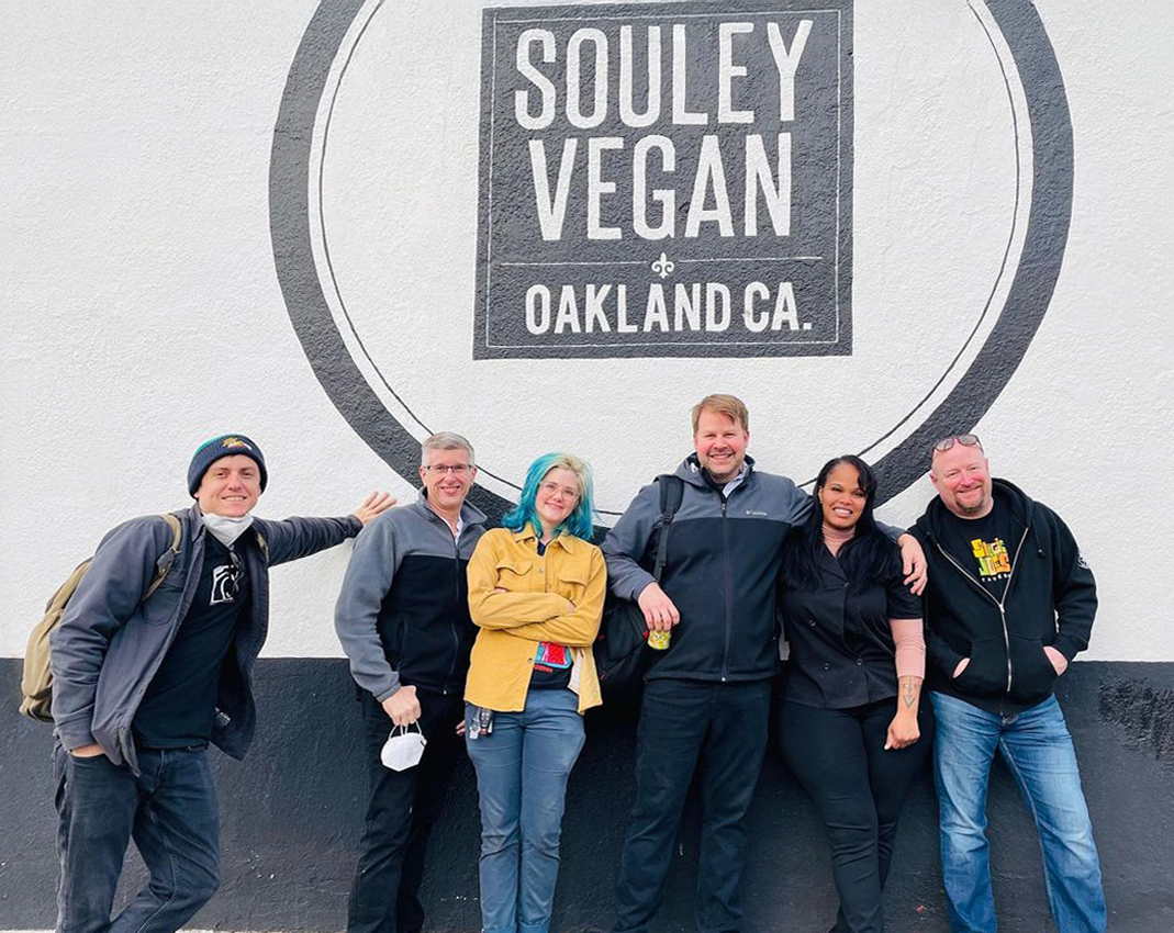 Tamearra-Dyson's-team-at-Souley-Vegan