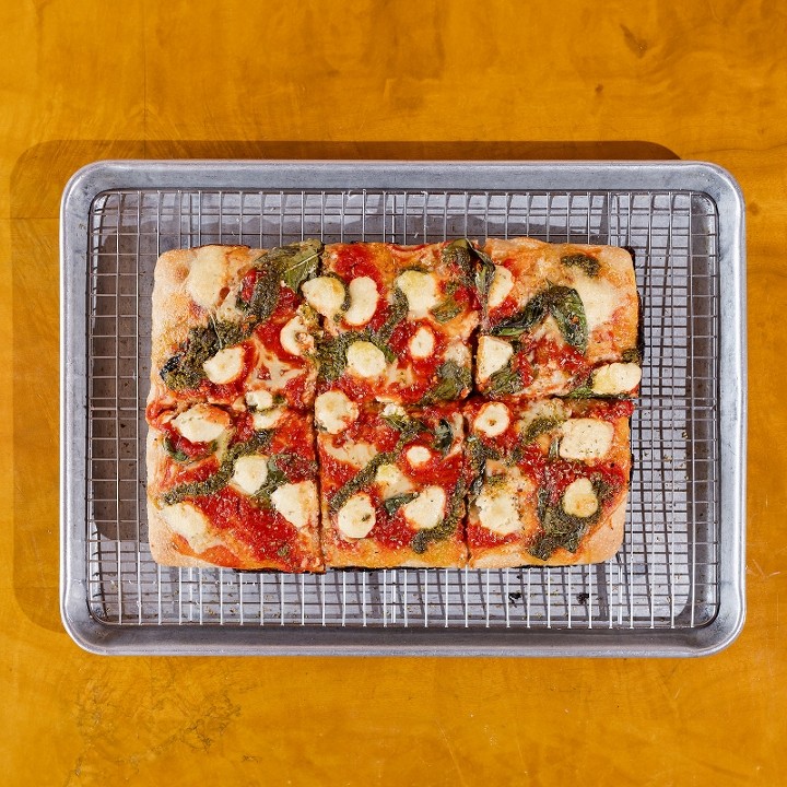 vegan square pizza
