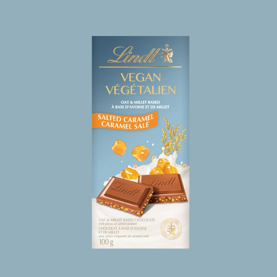 Lindt Salted Caramel Vegan Chocolate Bar