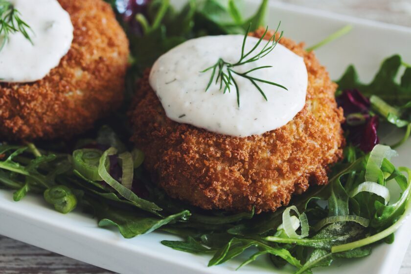 hot for food crab cakes