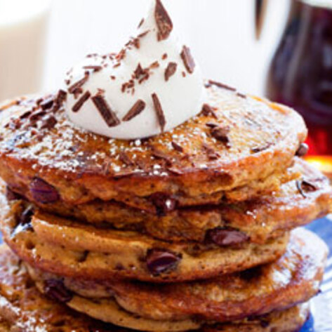 Fluffy Vegan Tiramisu Pancakes