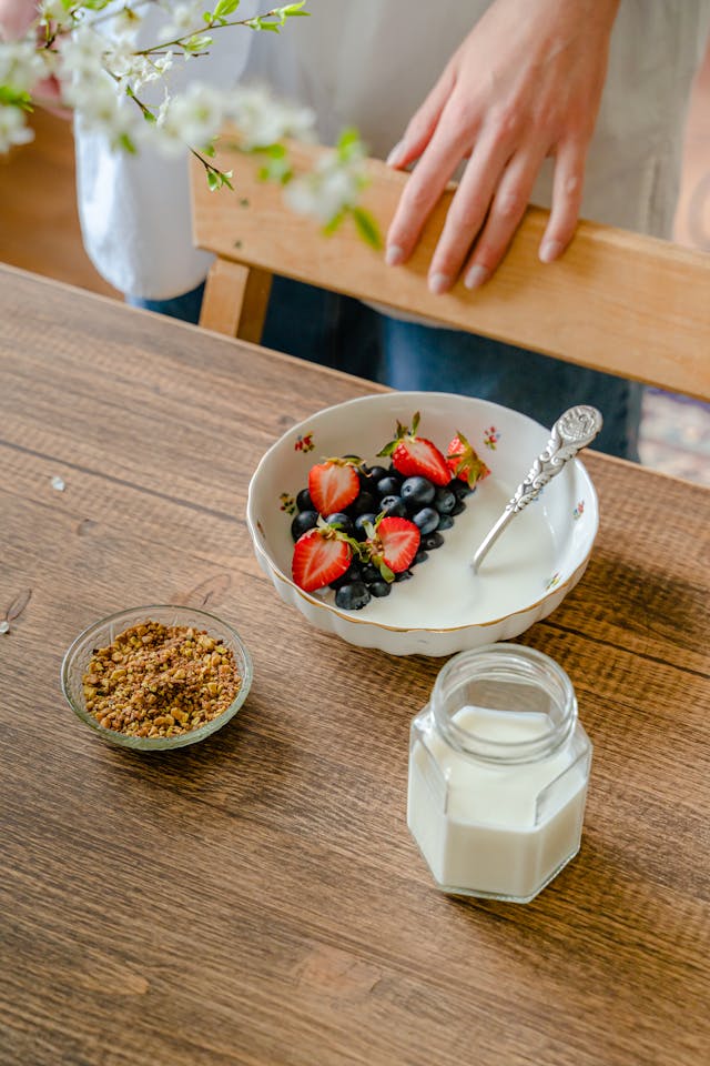 fruit and plant-based milk