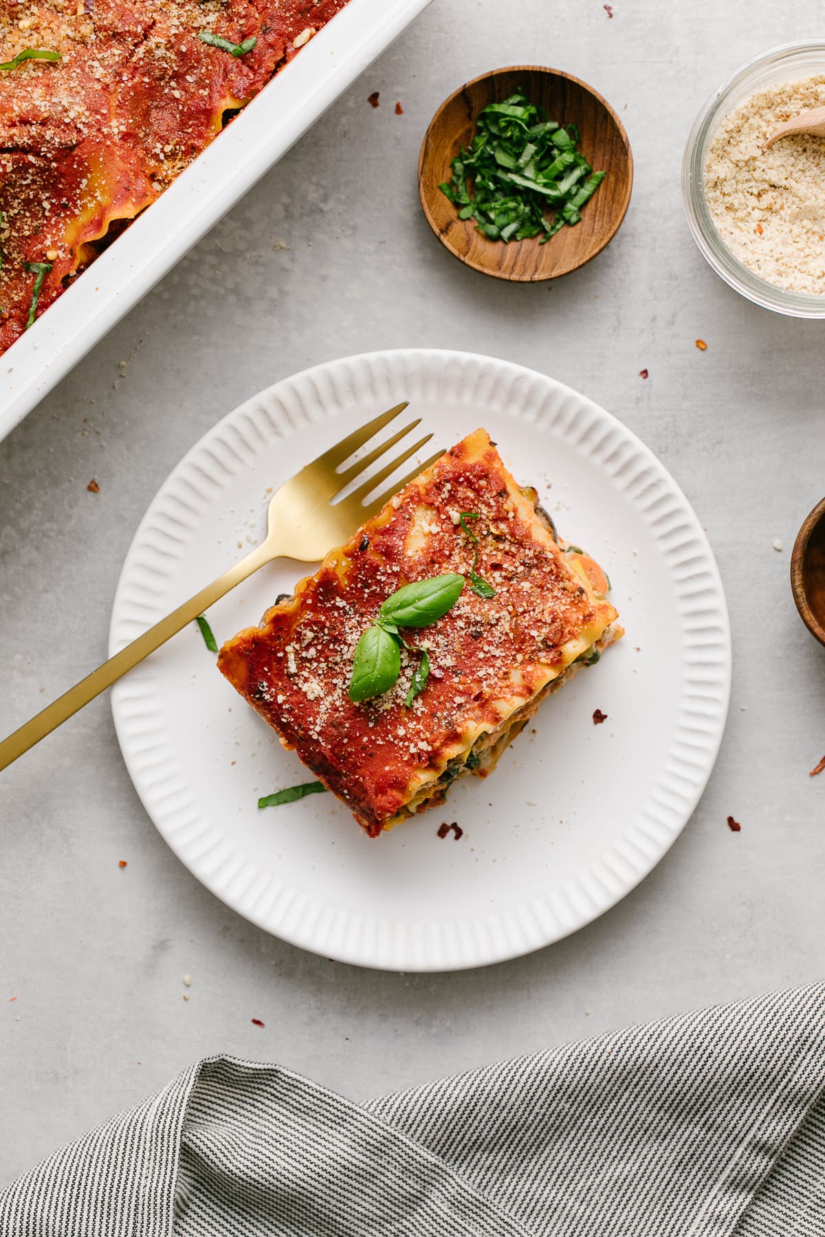 vegan vegetable lasagna