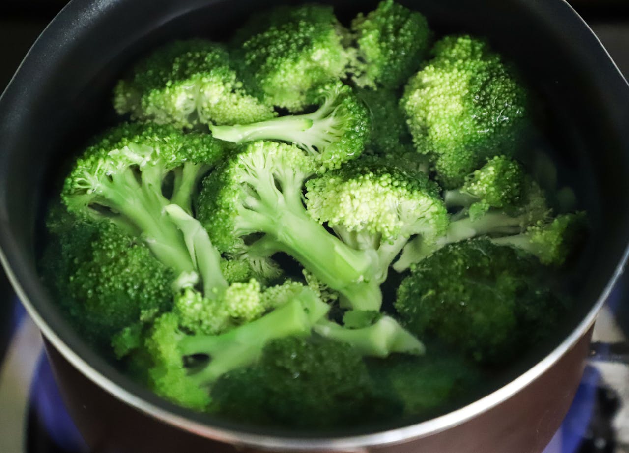 broccoli in water