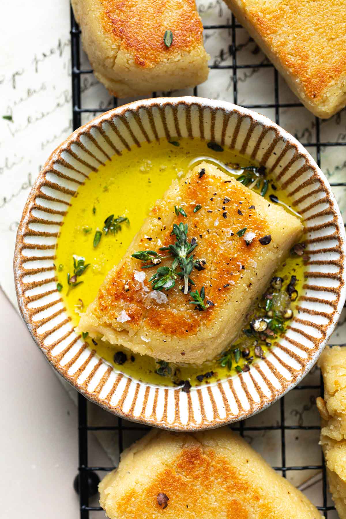 vegan cashew halloumi