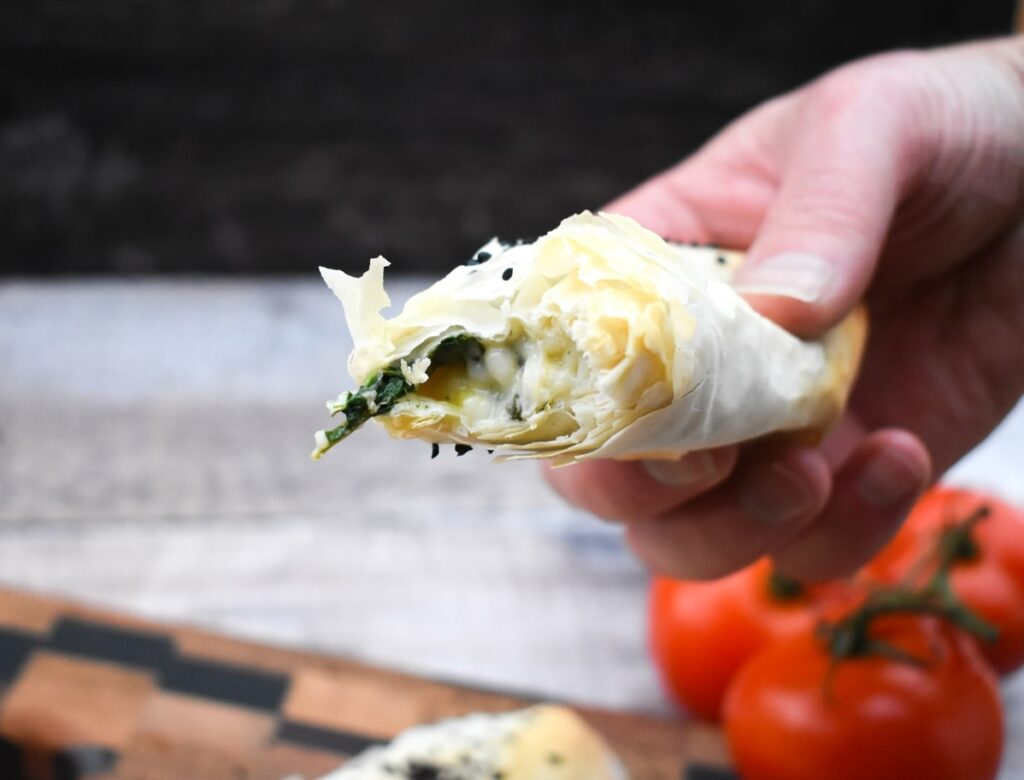 Vegan Halloumi & Spinach Borek