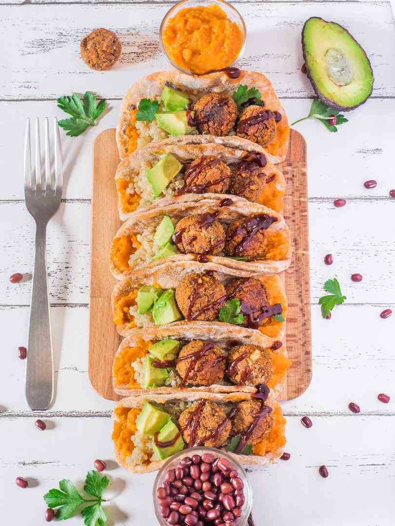 Easy Vegan Falafel Tacos