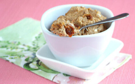 High-Protein Oatmeal-Raisin Cookie Dough