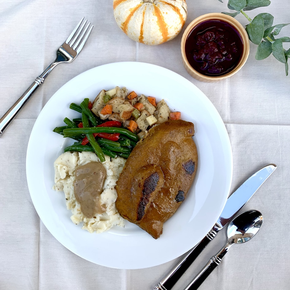 Thanksgiving meal at Cafe Sunflower