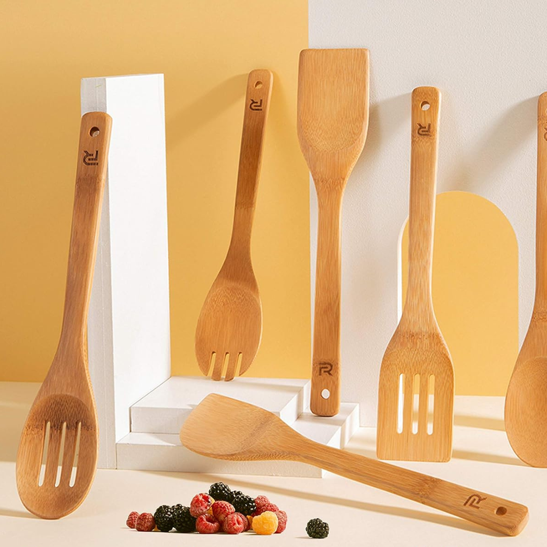 Riveira Bamboo Wooden Spoons