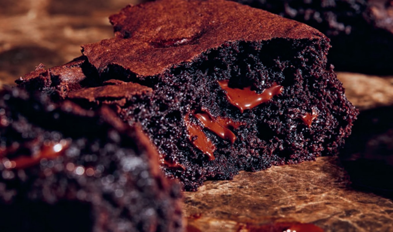Gooey Vegan Double Chocolate Brownies