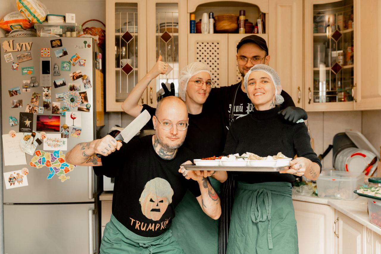 How Ukraine’s Lviv Vegan Kitchen Feeds Up to 500 War Refugees Every Day