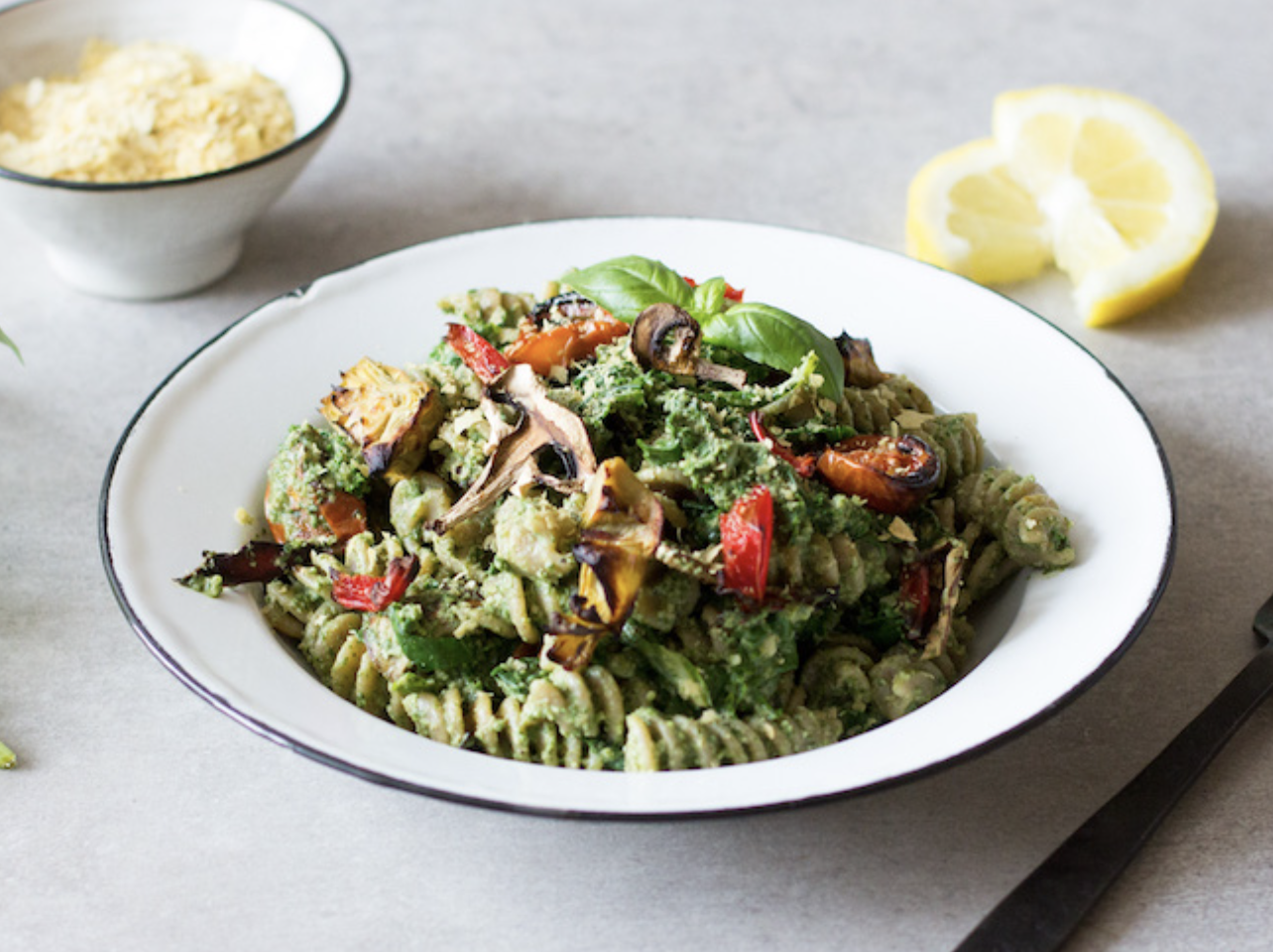 VegNews.RoastedTomatoPestoPasta.VegNewsMealPlanner