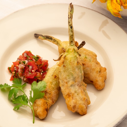 Summer Batter-Fried Squash
Blossoms