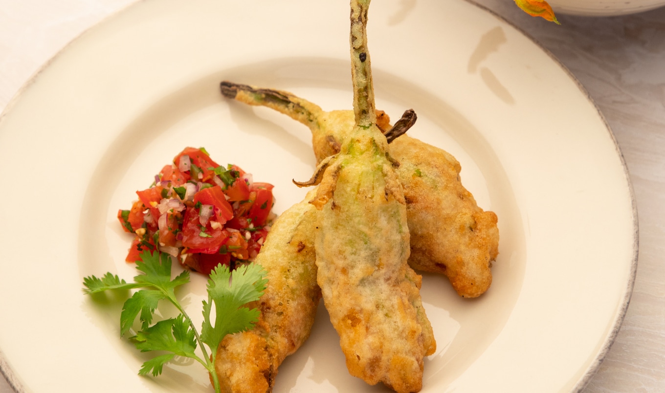 Summer Batter-Fried Squash
Blossoms