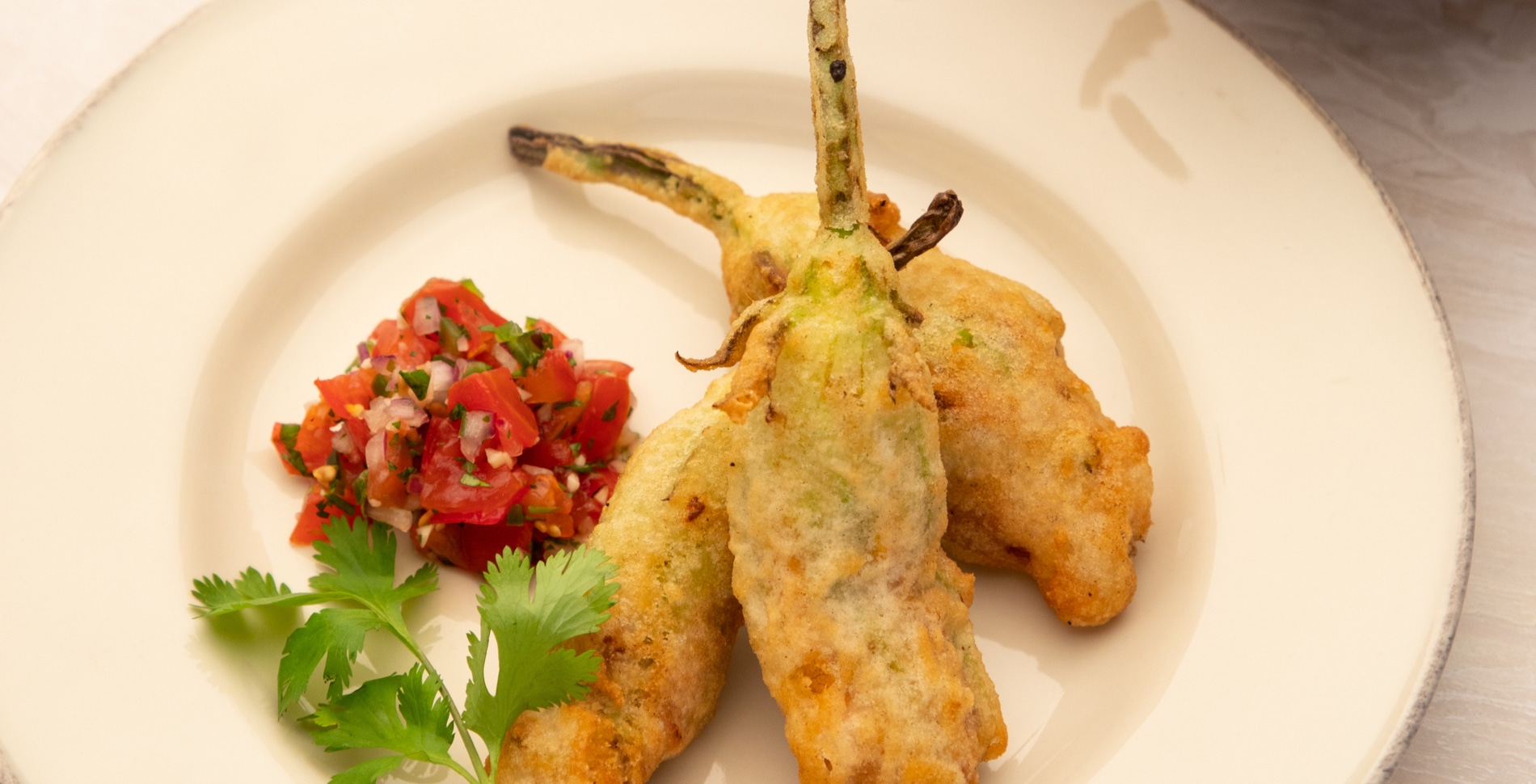 Summer Batter-Fried Squash
Blossoms