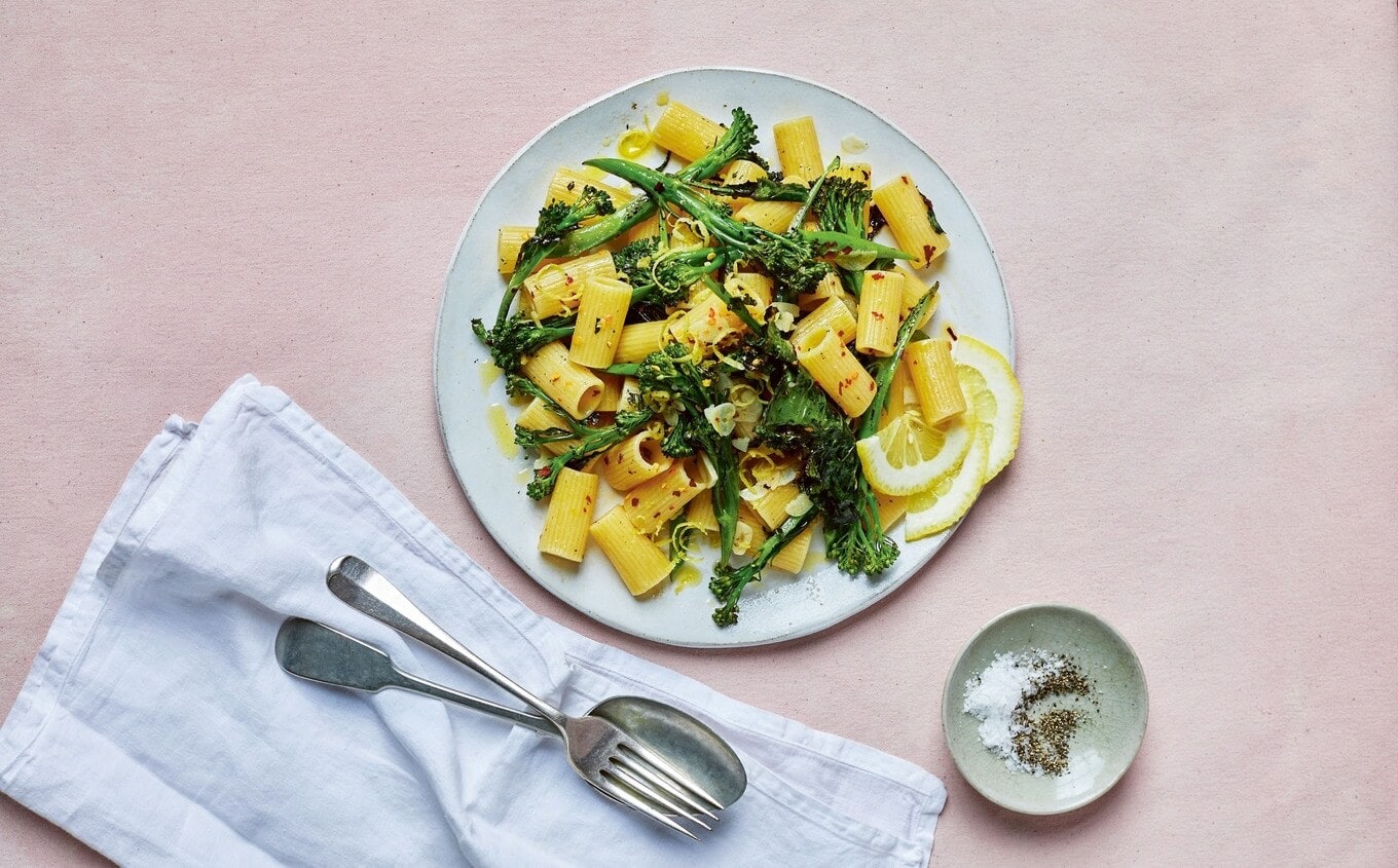 VegNews.VeganBroccoliRigatoni.Luke Albert