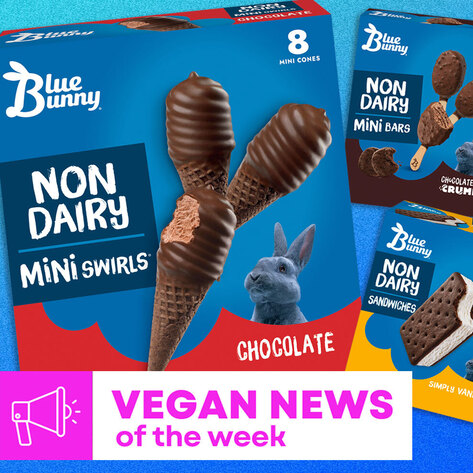 Vegan Food News of the Week: Dr. Bronner’s Oat Milk Chocolate, Blue Bunny Ice Cream, and More