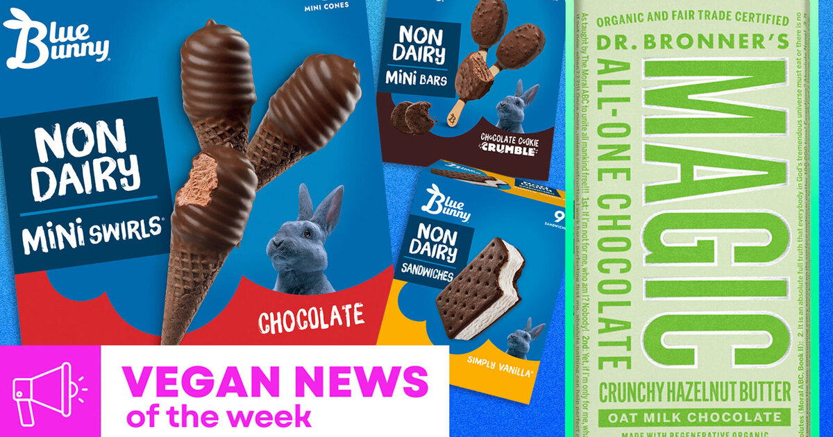 Vegan Meals Information of the 7 days: Dr. Bronner’s Oat Milk Chocolate, Blue Bunny Ice Cream, and More
