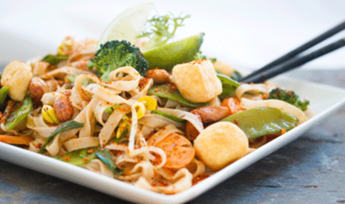 GlutenFree Spring Veggie Stir Fry with Noodles VegNews