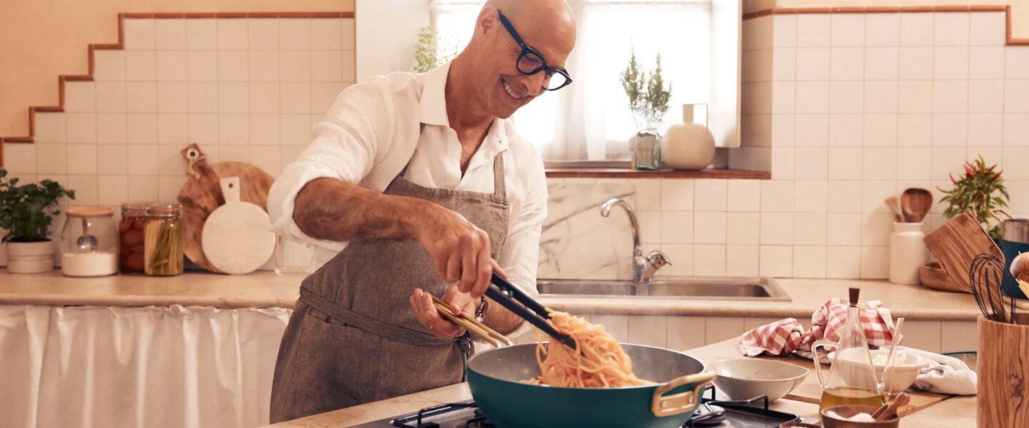 From Stanley Tucci's Soup to Kourtney Kardashian's Brownies, These Are the Best Vegan Celeb Recipes So Far This Year