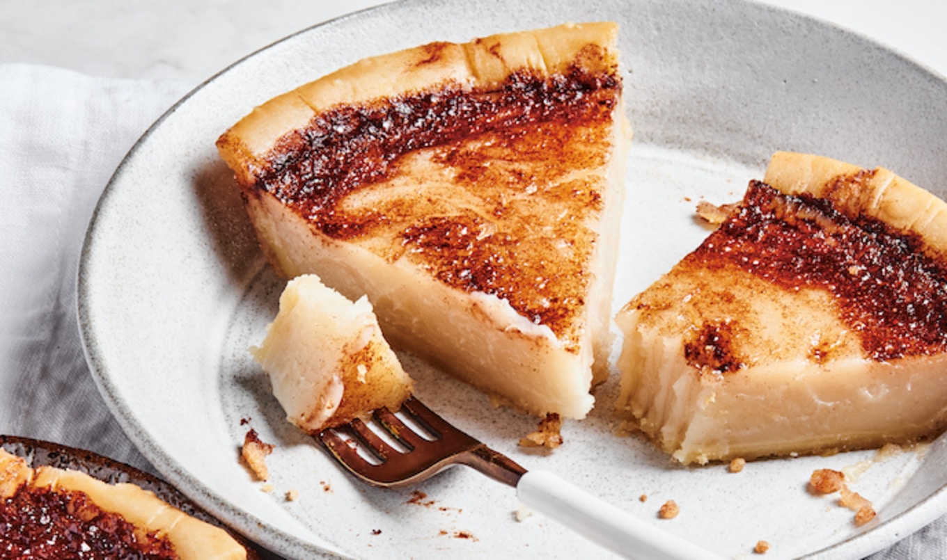 Vegan Old-Fashioned Sugar Cream Pie