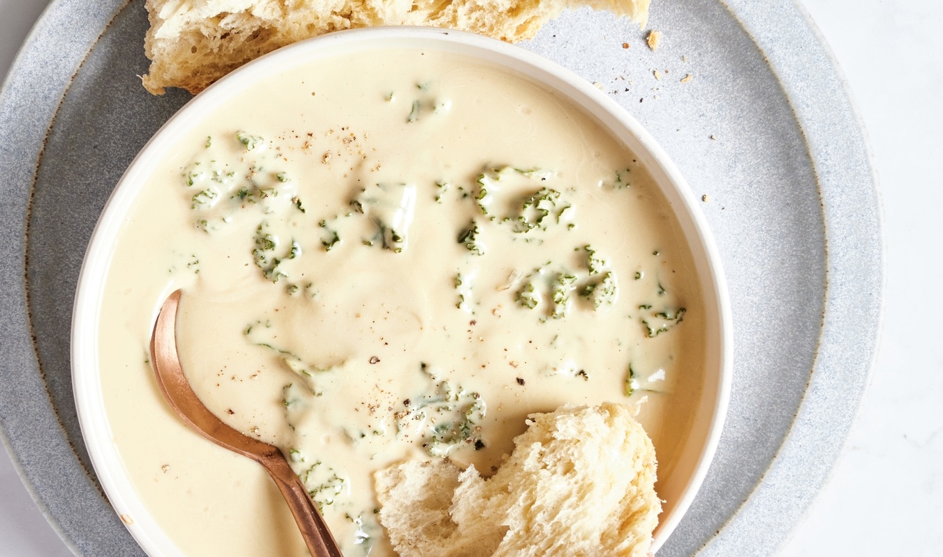 Vegan Four Heads of Garlic Soup