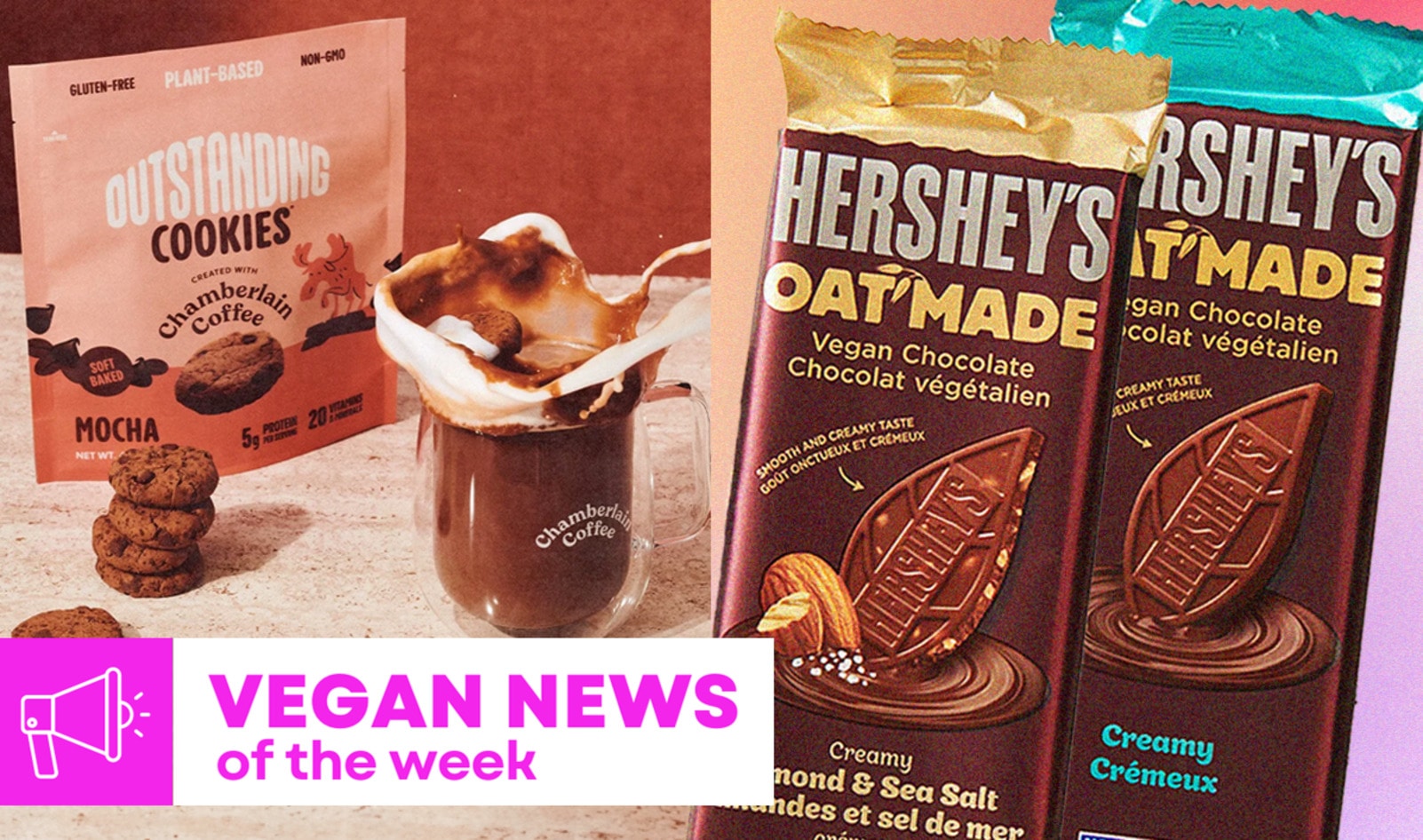 Vegan Food News of the Week: Hershey's Oat Chocolate, Emma Chamberlain's Favorite Cookies, and More