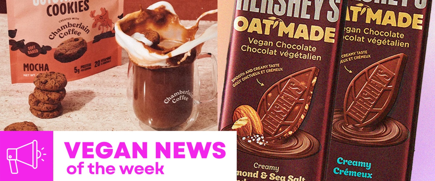 Vegan Food News of the Week: Hershey's Oat Chocolate, Emma Chamberlain's Favorite Cookies, and More