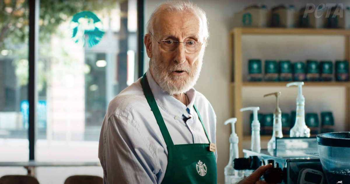 James Cromwell Takes On Starbucks’ Vegan Milk Surcharge One More Time