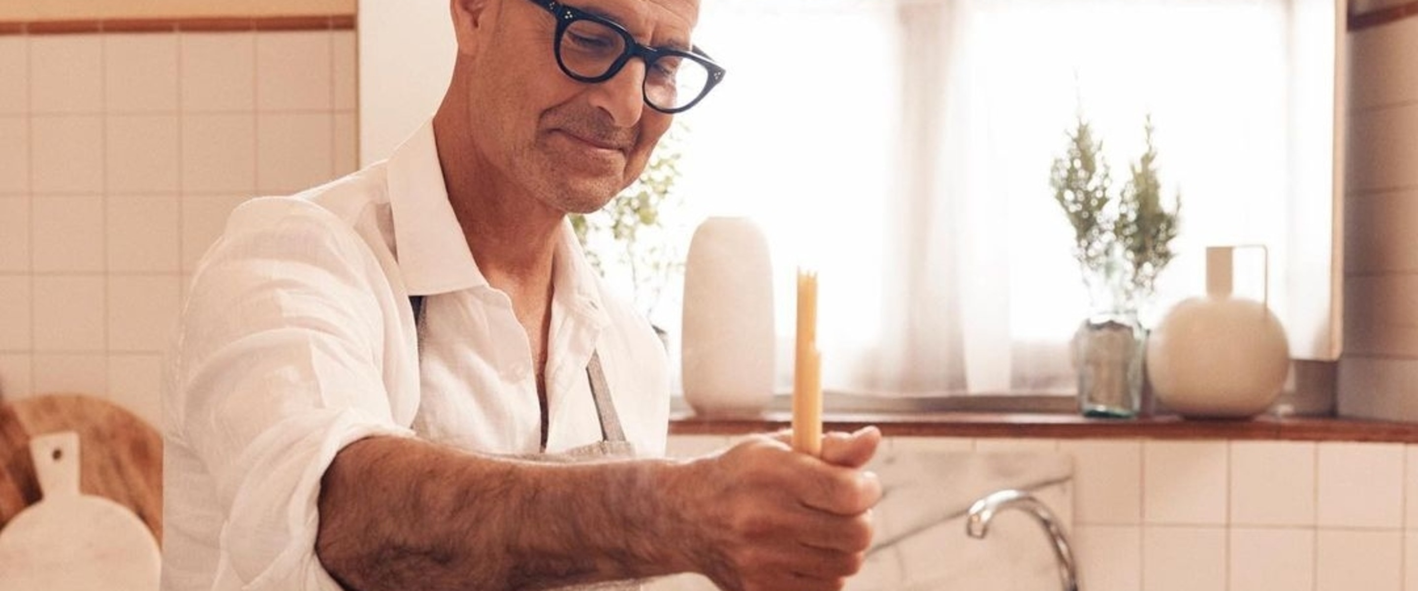 Stanley Tucci Loves Pasta e Fagioli. Here's How to Make the Classic Italian Dish Dairy-Free