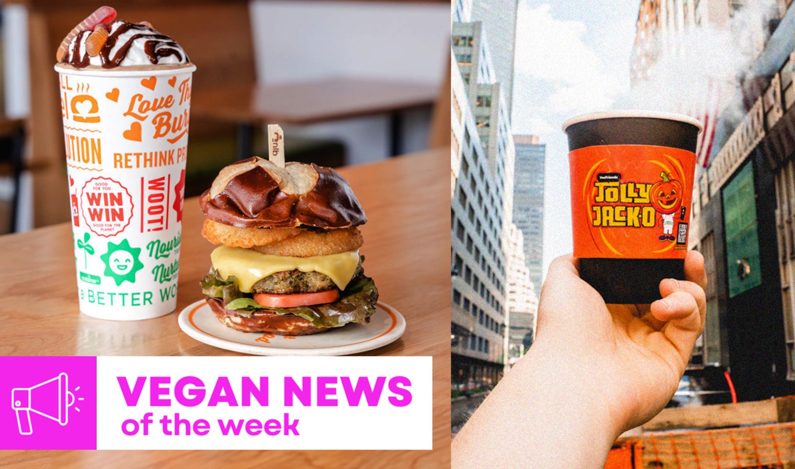 Vegan Restaurant News of the Week: Jolly Jack-o'-Lantern Lattes, Spooky Burger Specials, and More