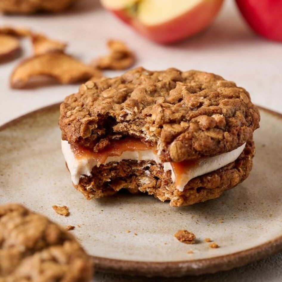 Apple Pie Cookies With Maple Cream Filling